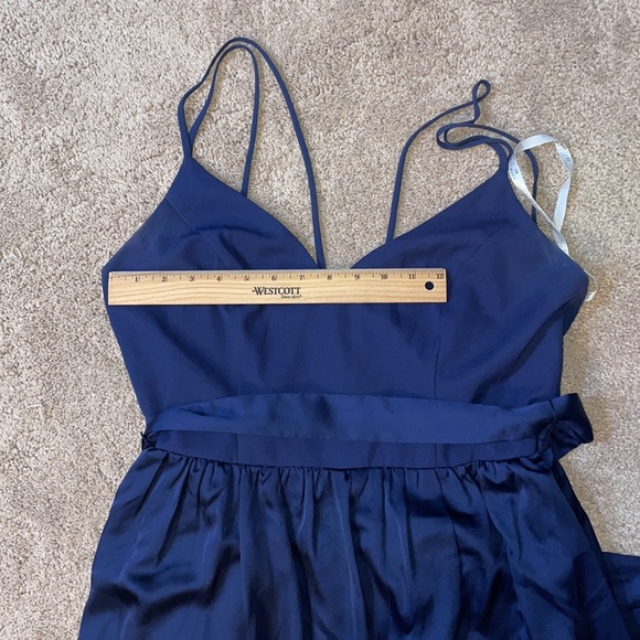 Navy David’s Bridal Bridesmaid Gown - Picture 8 of 9